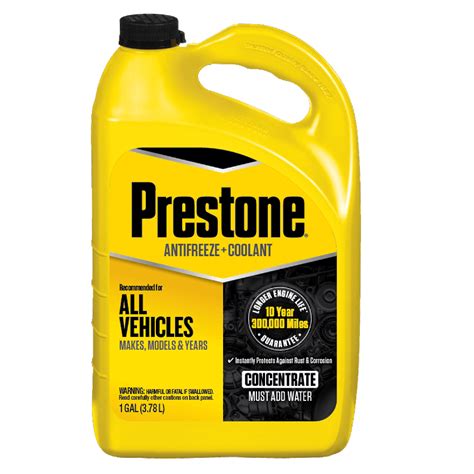 prestone coolant|Prestone® All Vehicles Antifreeze + Coolant